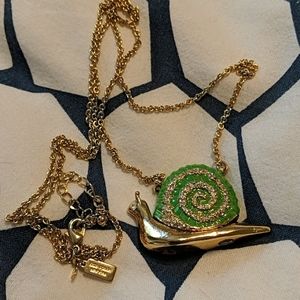 Kate Spade Snail necklace - long